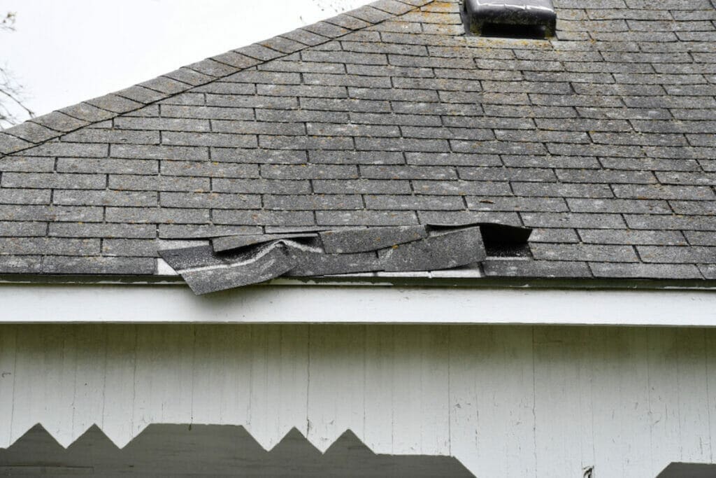 Winds Damage Roof