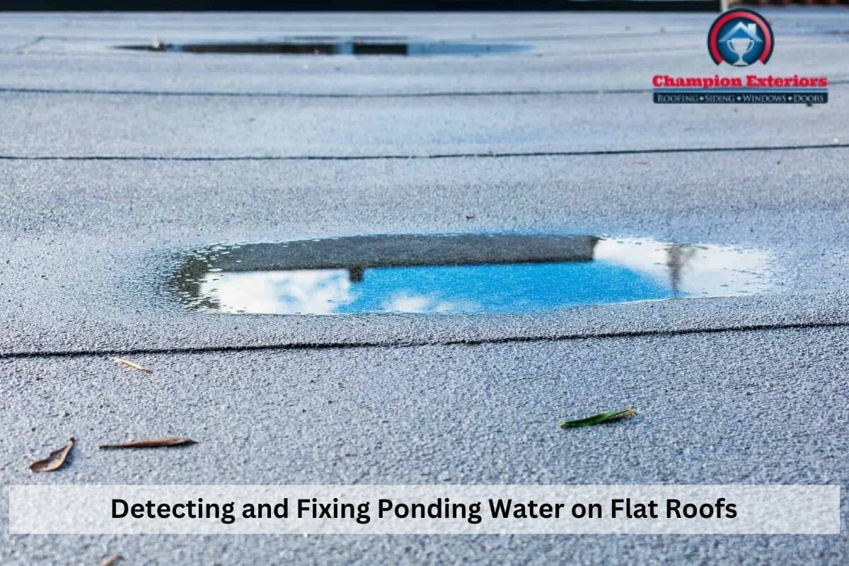 Detecting and Fixing Ponding Water on Flat Roofs: A Step-by-Step Guide