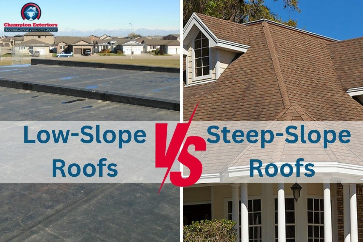 The Durability Challenge: Low-Slope Roofs vs. Steep-Slope Roofs